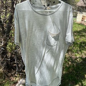 Urban outfitters “feathers” pocket tee - L